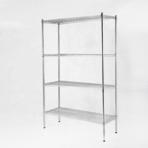 commercial 14x24x72 inch 4 layer Mobile shelf adjustable wire metal shelving rack