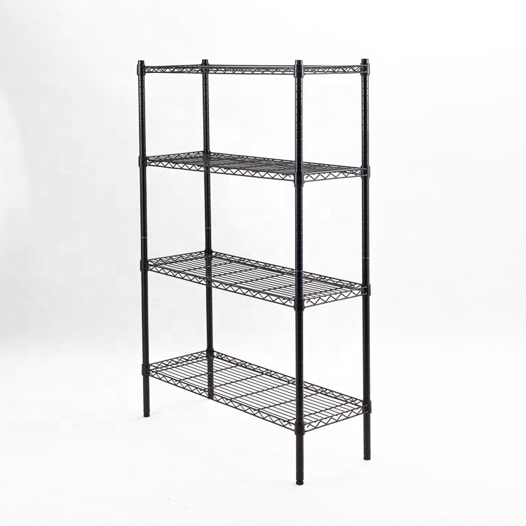 Black Color NSF Wire Mesh Shelving Carbon Steel Wire Shelves & Racks