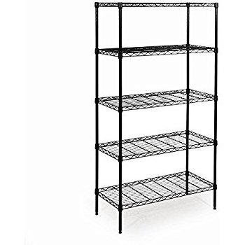 4 tier rack for kitchen black wire shelving shelf epoxy  wire shelf