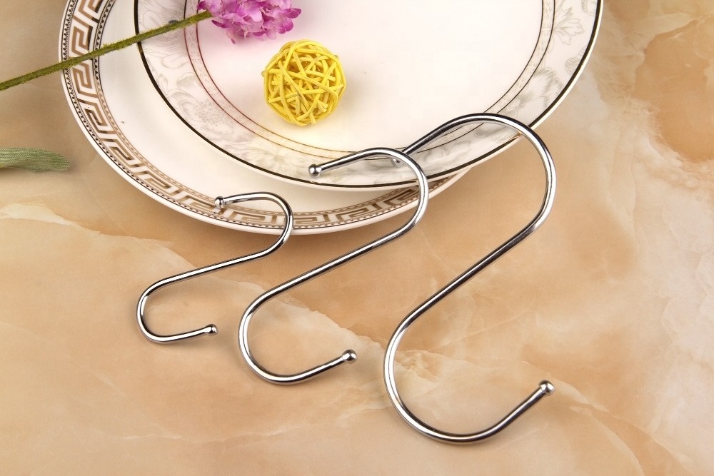 Stainless Steel Metal ''S''  Hooks Wardrobe ''S'' Hook