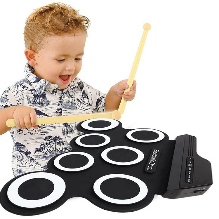 Flexible Autism Educational Toys Gift Percussion Drums Drum Set and Accessories Drums 6