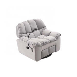 New Fabric Adjustable Leisure sofa Reclinable Living Room Single Manual Rocking Power Sofas Electric Reclining Swivel Sofa Chair