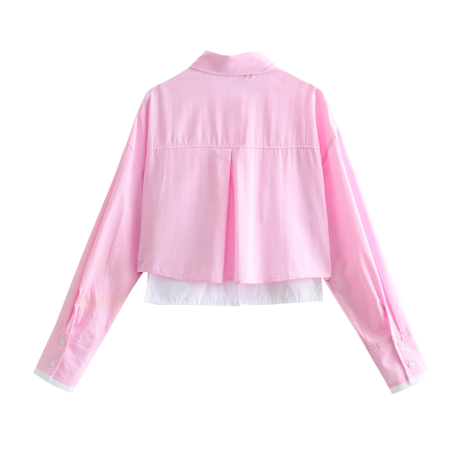 Women 2024 spring New Fashion Casual short Blouses Vintage Long Sleeve Female Shirts Blusas Chic Tops