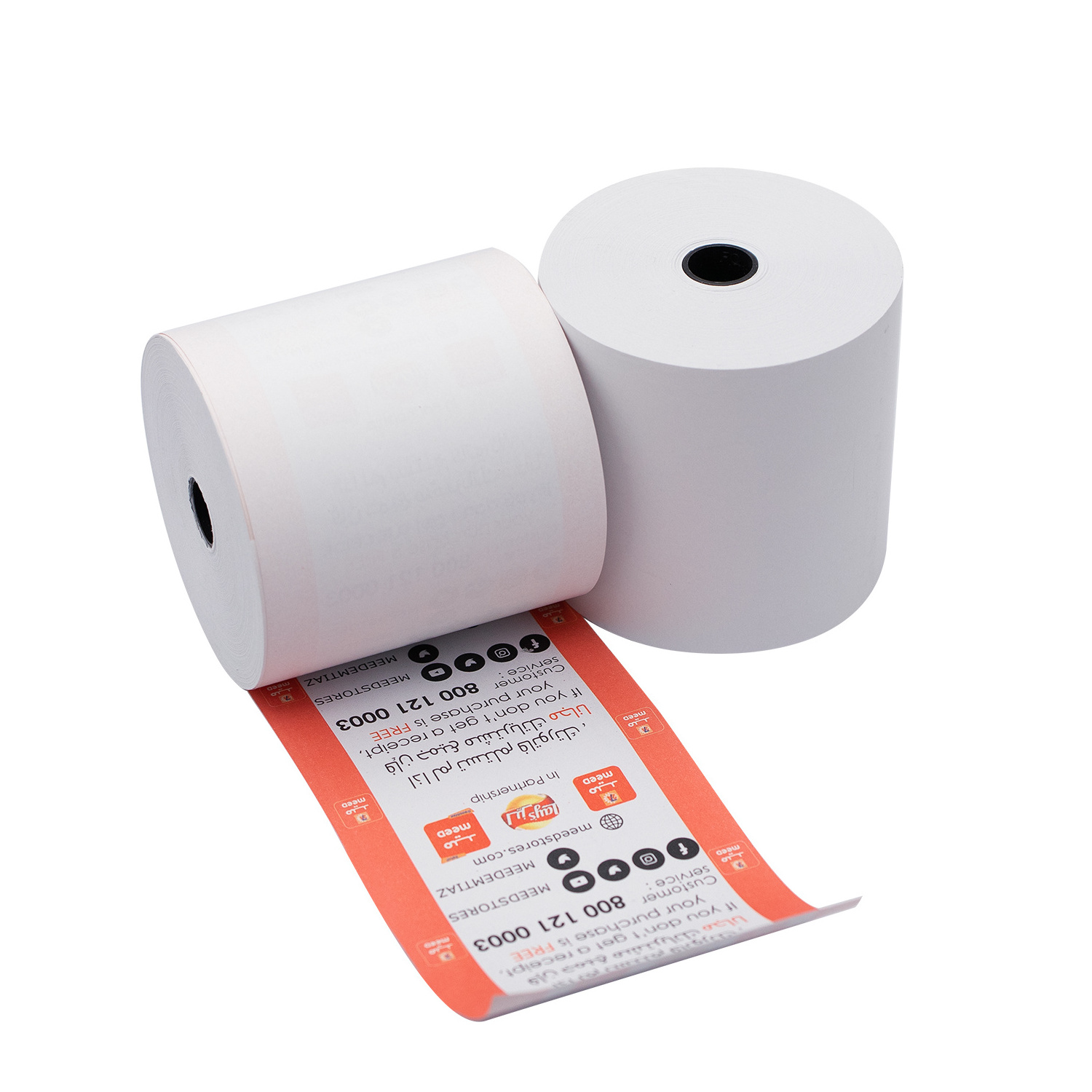 China manufacturer high quality Thermal Cash Register Paper 57*40 80 X 60 80 X 80 80*68 80*70 Thermal Paper Rolls