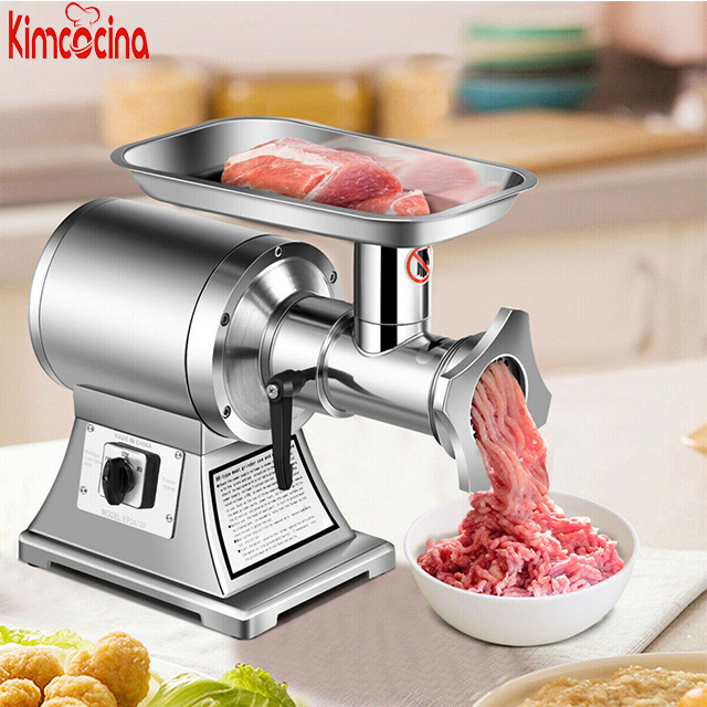 Meat Mincer Machine Electric Euro Pork Metal Fish Beef Chicken Cut Kebab Frozen Mixer Meat Grinder