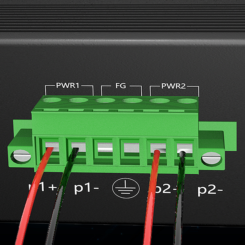 4 Ports Network Switch Unmanaged Fast Ethernet Industrial Internet Switch