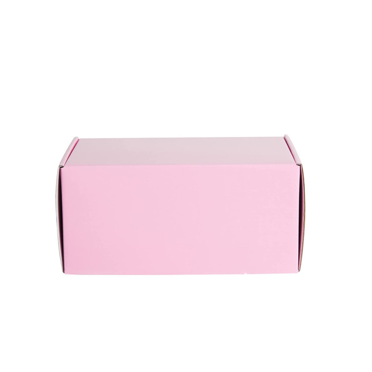 Pink Thin Paper Mailer Gift Foldable Shipping Boxes for Small Business Rigid Boxes Craft Gifts Packaging 5-15 Days 500pcs Accept