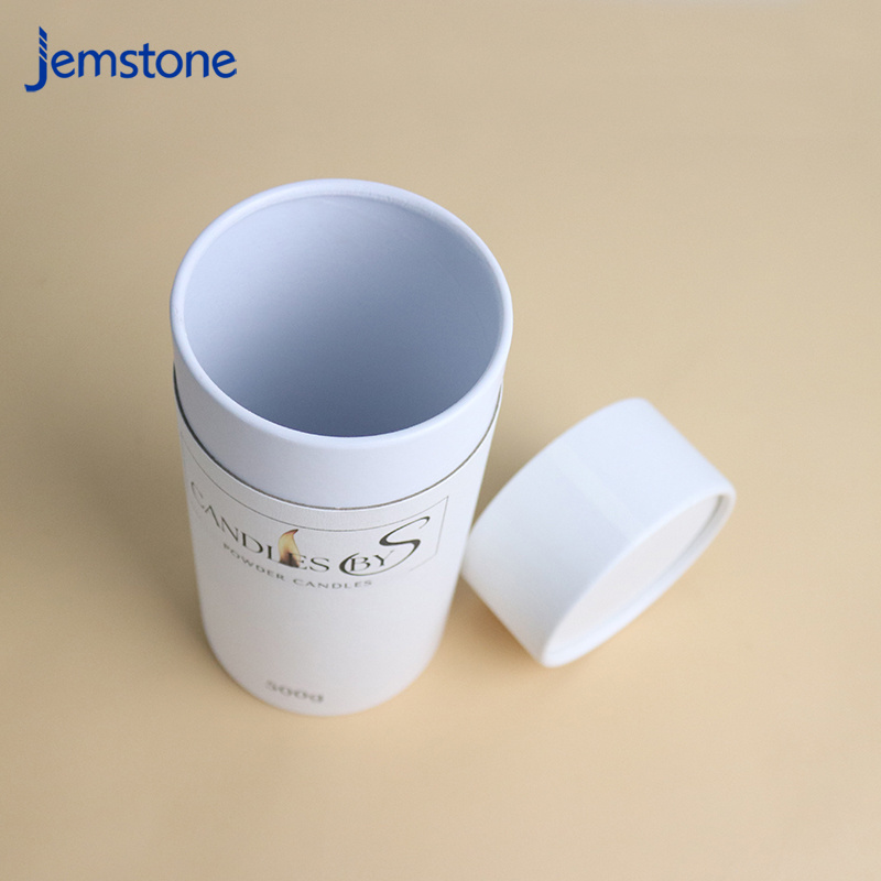 Customized Biodegradable Printing Recyclable Long Kraft Paper cosmetic paper tube can face cream packaging