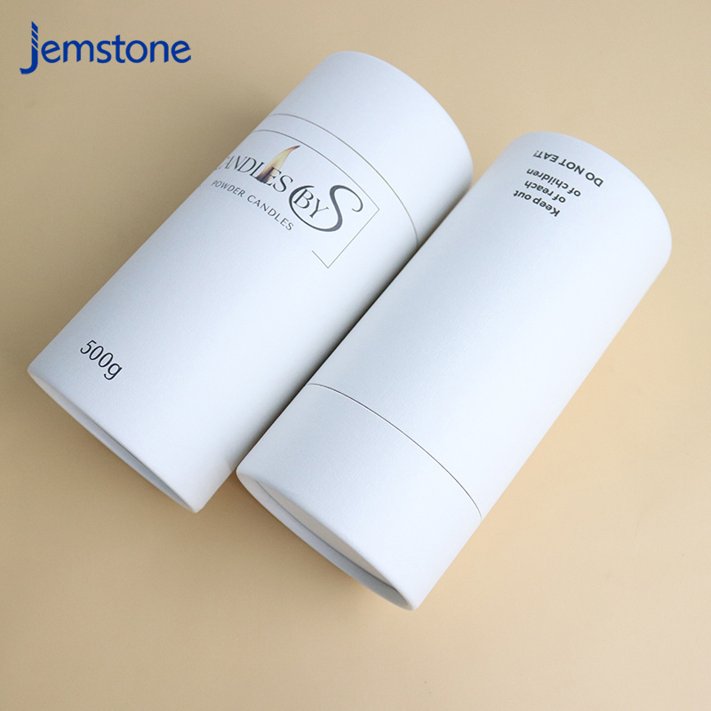 Customized Biodegradable Printing Recyclable Long Kraft Paper cosmetic paper tube can face cream packaging