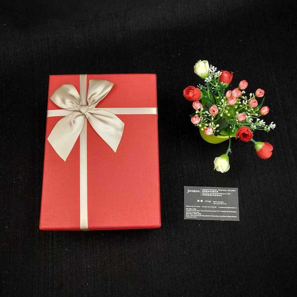 Custom Private Label cardboard paper wedding gift box packaging with ribbon