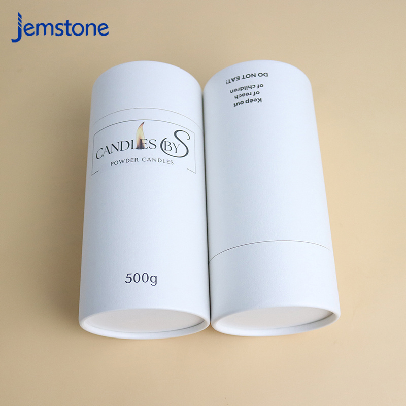 Customized Biodegradable Printing Recyclable Long Kraft Paper cosmetic paper tube can face cream packaging