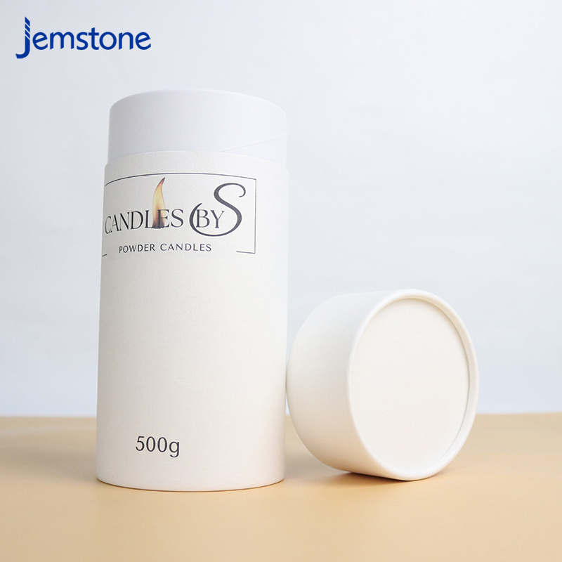 Customized Biodegradable Printing Recyclable Long Kraft Paper cosmetic paper tube can face cream packaging