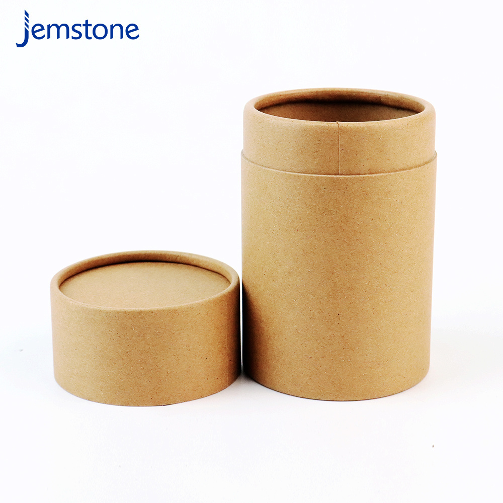 Factory Supplier Custom Wholesale Cardboard Kraft Food Grade Paper Tube For Tea Coffe Tube Package