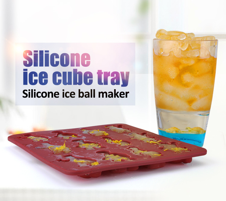 BPA free durable shaped custom silicone ice cube tray/ice maker/ice tray mold