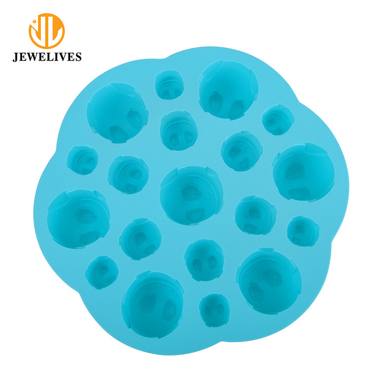 BPA free durable shaped custom silicone ice cube tray/ice maker/ice tray mold