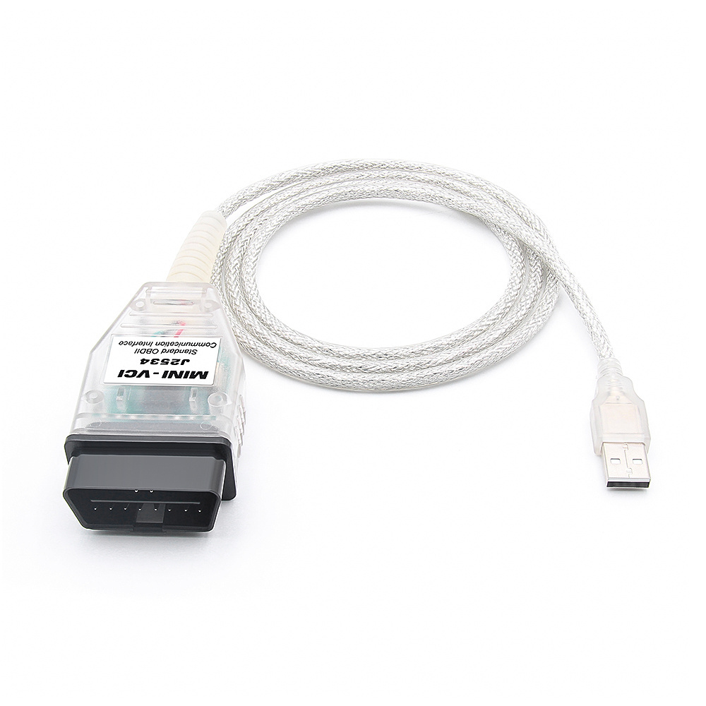 FT232RL chip Mini j2534 interface OBD2 16pin diagnostic scanner Cable for TOYOTA