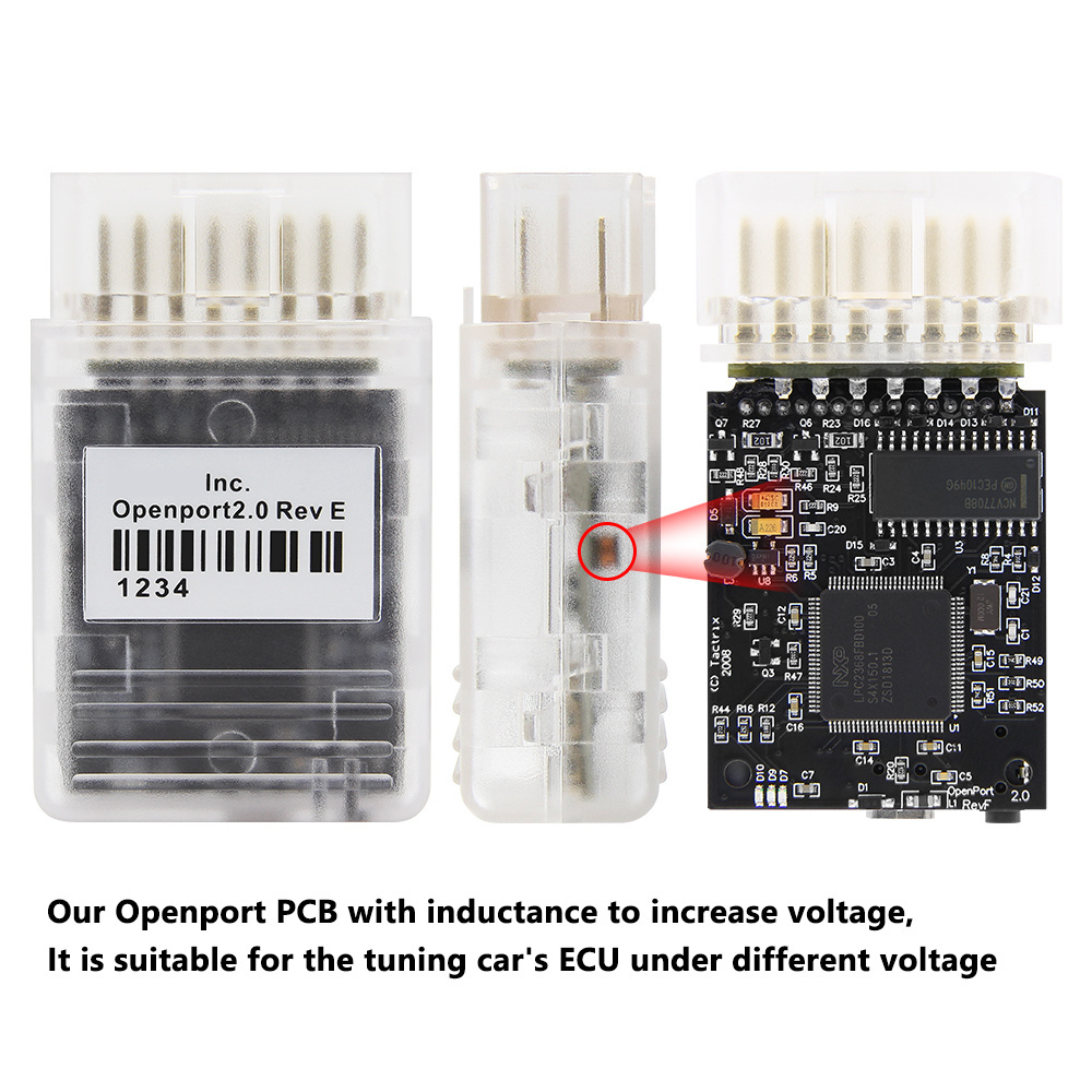 OBD2 Openport 2.0 J2534 ECU Flash Chip Tuning Interface Open Port 2.0 Ecu flash With Full Software