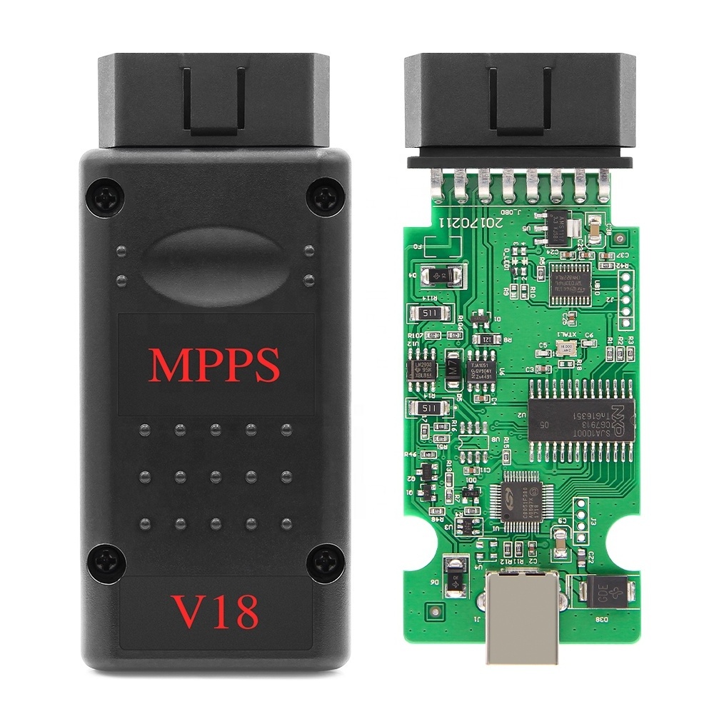 Latest MPPS V18 Auto ECU Chip Tuning Interface MAIN + TRICORE + MULTIBOOT with Breakout Tricore Cable