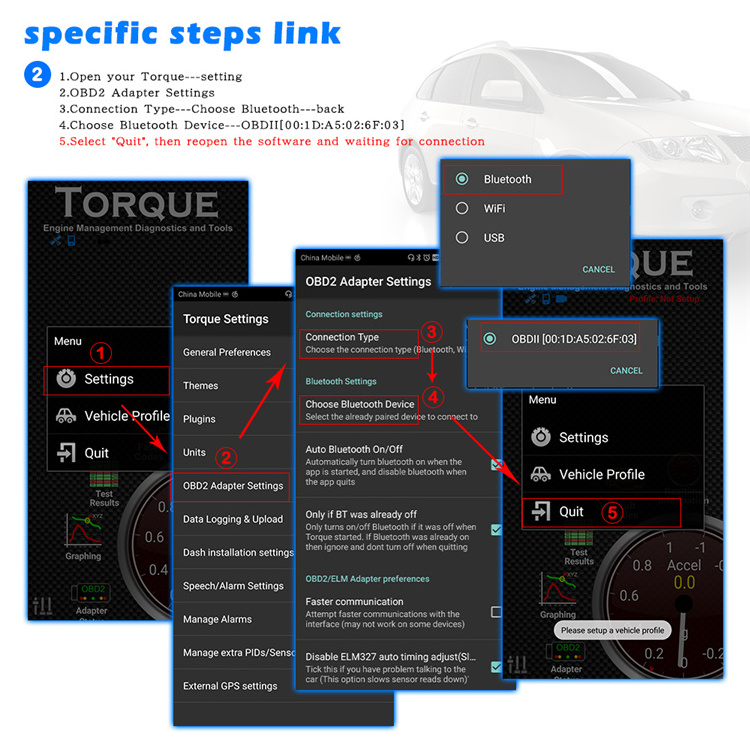 OBD2 Scanner ELm327 automotive diagnostic machine for all car code reader check engine light read falut codes vehicles Scan Tool