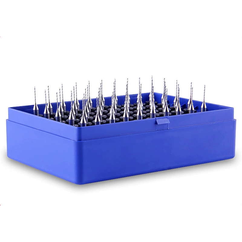 JR129 CNC cutting tools 0.2-3.1mm diameter fixed shank carbide micro drill bits for Aluminum PCB wood acrylic