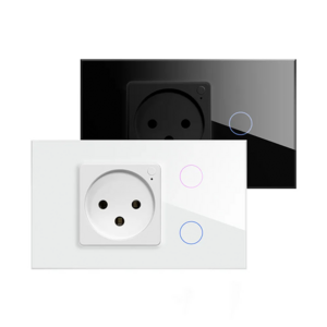 Wifi 2 Gang Smart Home Wall Plugs And Switch Socket Smart Tuya Israel Standard Sockets And Switch zigbee