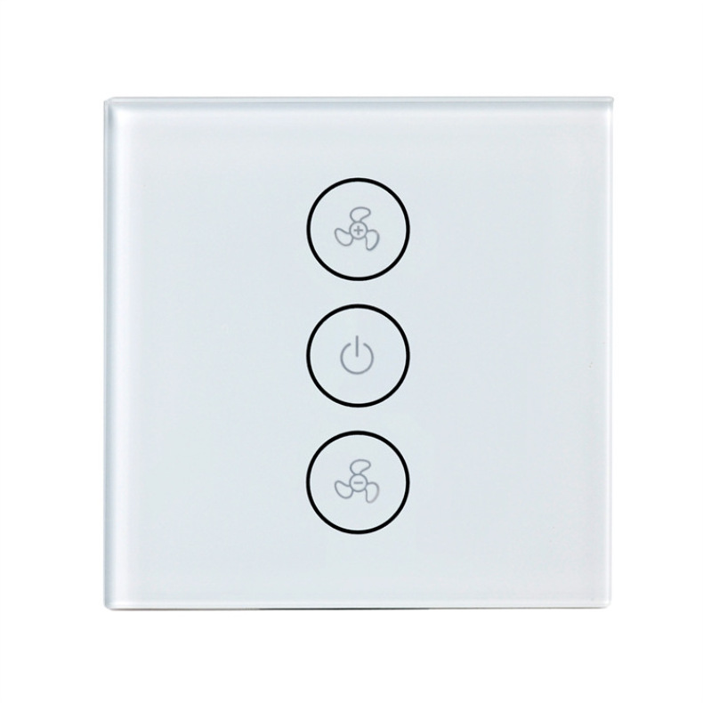 TUYA Smart Fan Switch EU WiFi Wireless Timing Remote Control Wall Ceiling Fan Switches