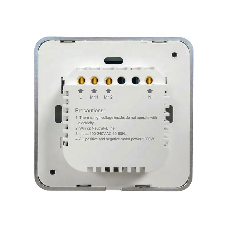 Support customized patterns tuya wireless switch zigbee EU Neutral+L line 1 gang curtain switch bixby smart curtain switch