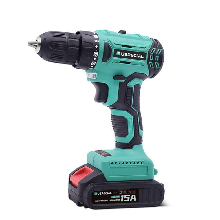 21V Cordless Impact Drill Rechargeable Electric Screwdriver Cordless Drill Mini Power Driver Lithium-Ion Battery