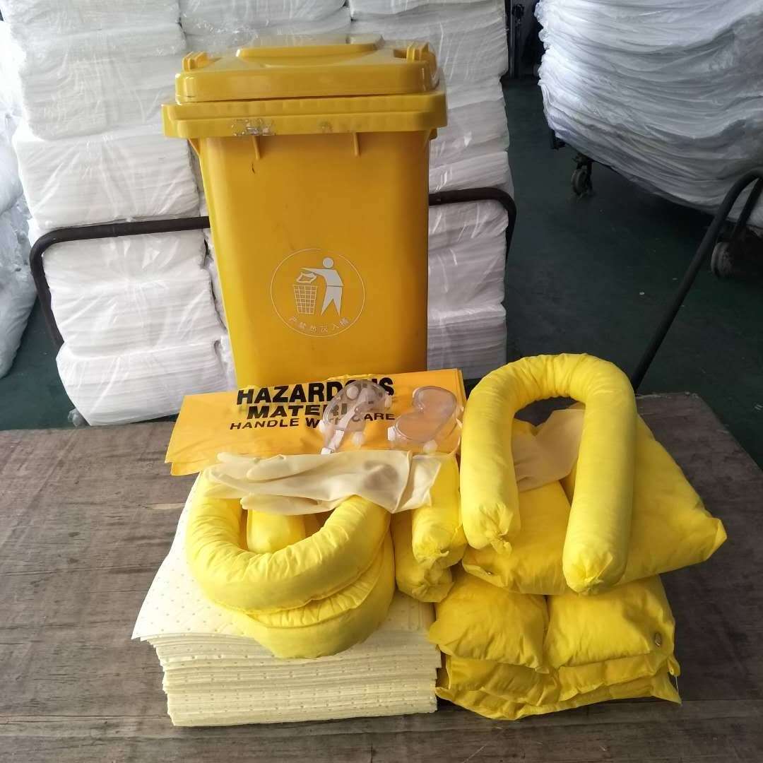 120L Polypropylene meltblown chemical spill kit for laboratory