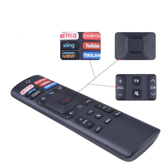 ERF3A69 ERF3169H ERF3B69 Television Remote Control Replacement Wireless Remote Control for Hisense/Sharp Smart TV