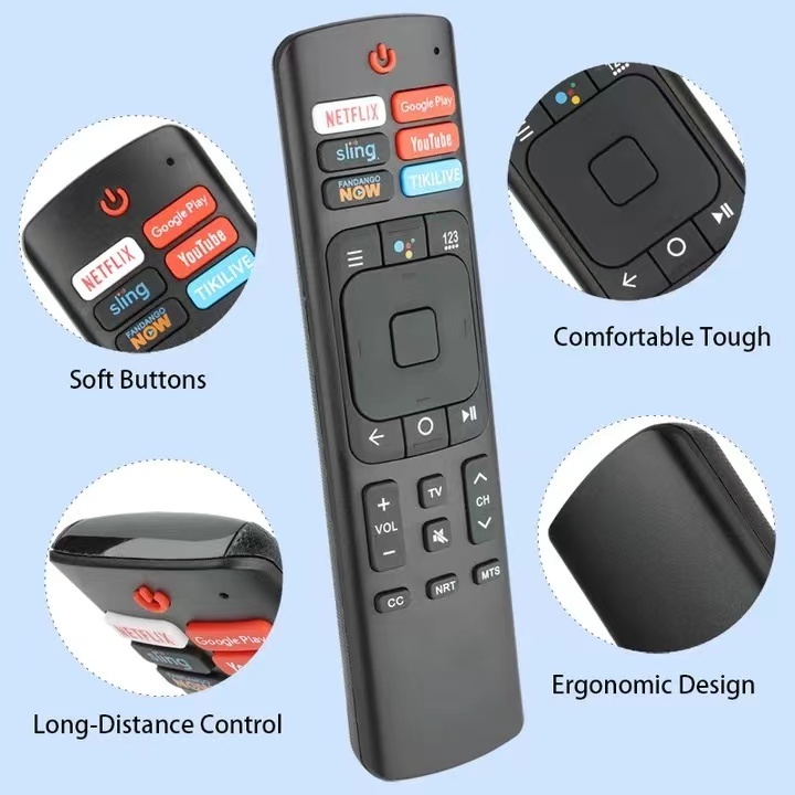 ERF3A69 ERF3169H ERF3B69 Television Remote ir Control Replacement Wireless Remote Control for Hisense/Sharp Smart TV