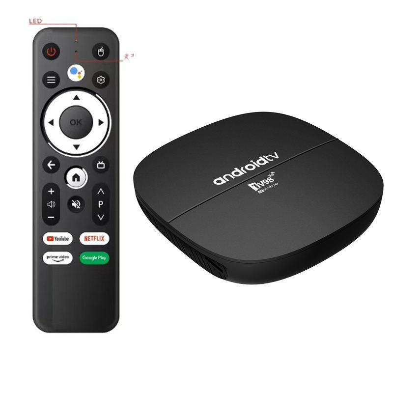 TV98 ATV Smart TV Box Android 13.0 Allwinner H313 Quad Core 2.4G /5G Dual Wifi BT 4K HD Media Player 1G 8G Set Top Box