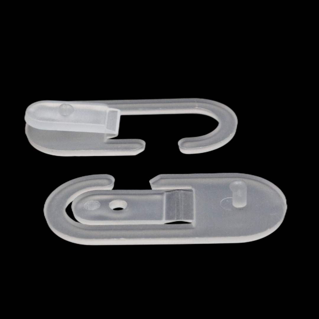 Plastic Wholesale White Sock Packaging Socks Buckle Hanging Hooks Plastic Hooks Hanger for Garment Packaging Hook