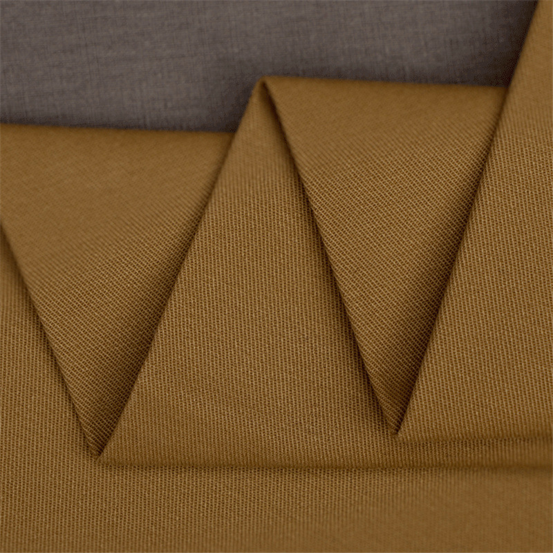 Cotton combed twill card fabric autumn and winter men's and women's cotton woven twill pants cargo fabric