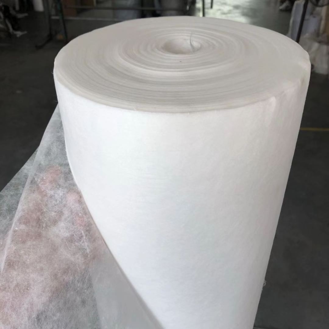 direct sale high quality pva roll hot water dissolving paper water soluble non woven fabric for embroidery backing