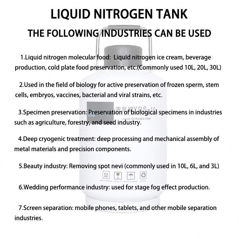 Liquid nitrogen dry shipping freezer low-temperature liquid nitrogen container 35 liters for sale