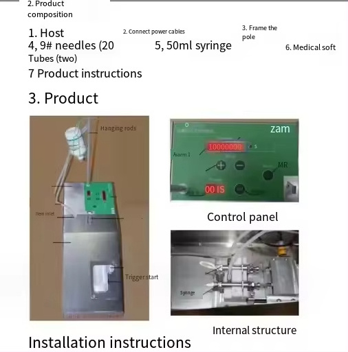 Goose/Chick/Duck/ Automatic Vaccine Continuous Syringe Machine Incubation Poultry Hatchery Automatic Counte Device Chicken Farm