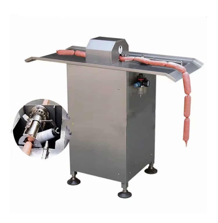 Electric Industry Sausage Tying Machine Sausage Linker Wire Binding Machine Small Sausage Knot  Binding Machine