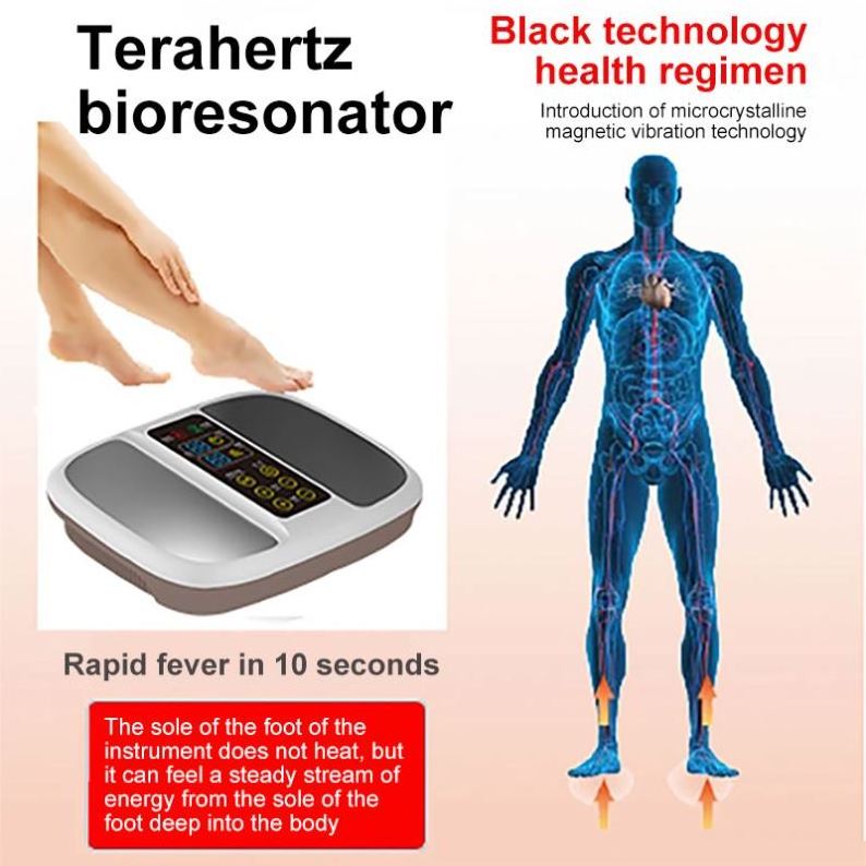 Suyzeko New Arrival P100 Tera Wave Biological Body Detox Machine PEMF Terahertz Foot Leg Massager for Pain Relief