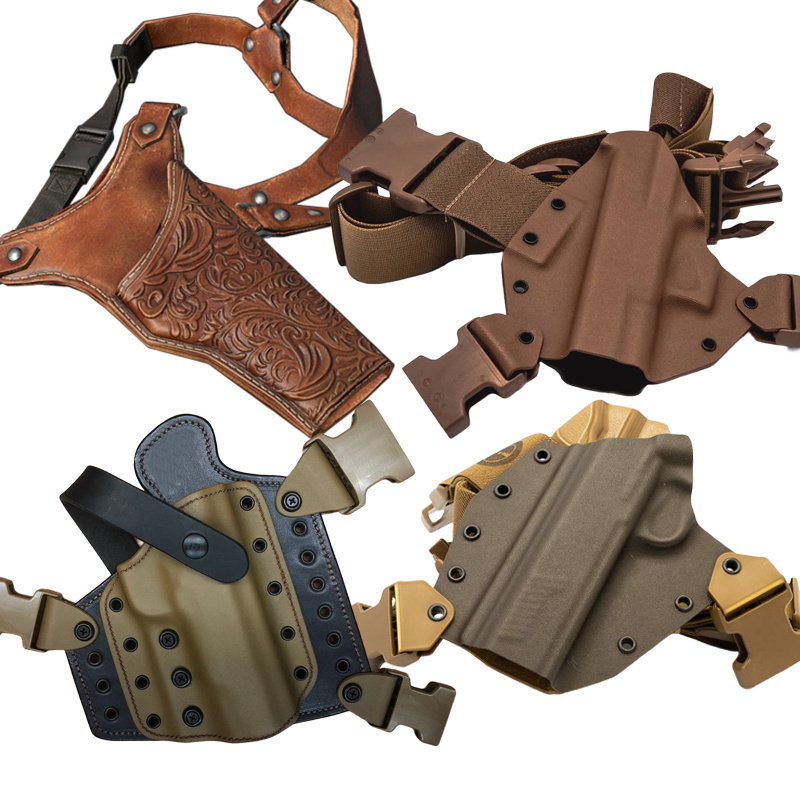 Factory Custom Manufacture Kydex Leather Tactical Gun Chest Holster