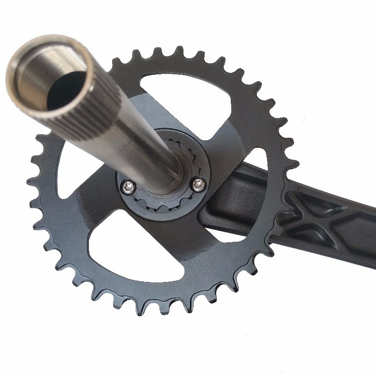 high quality three bolts narrow wide aluminum  bike parts mtb crankset