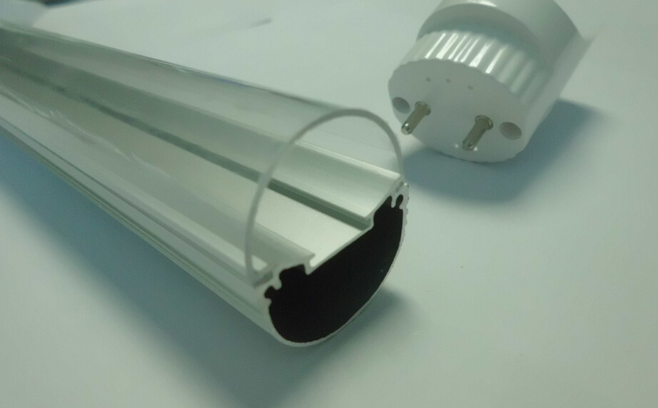 LED fluorescent tube light extrusion polycarbonate cover