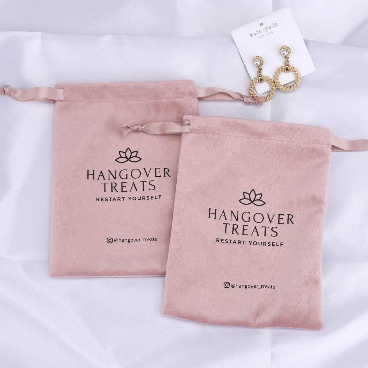 Luxury Super Soft Pink Velvet Pouch For Jewelry Customized Drawstring  Velvet Dust Gift Cosmetic Packaging Bag