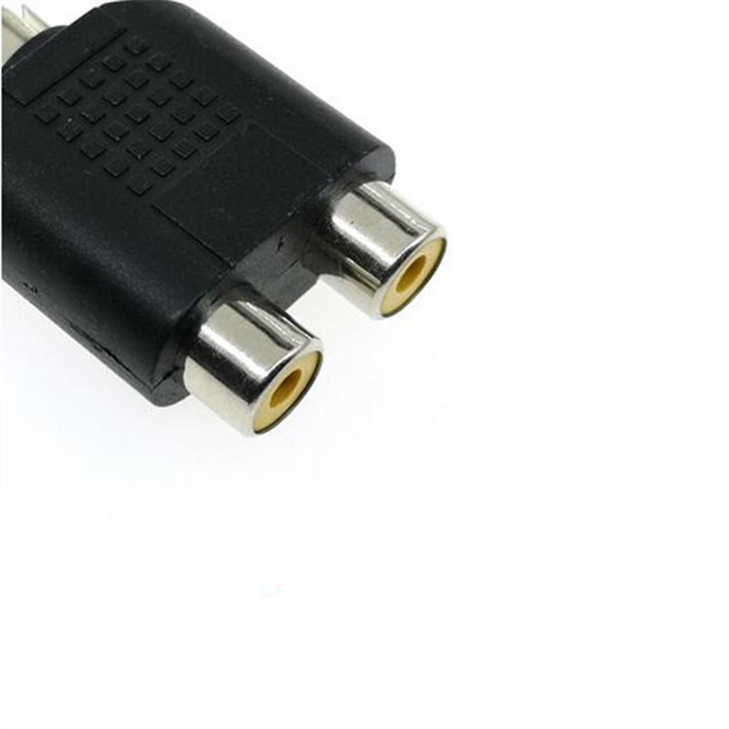 AV audio Y Adapte Adapte connector one minute two lotus revolution double lotus mother