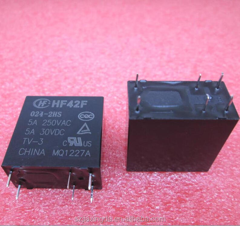 NEW 24V relay HF42F 024-2HS JZC-42F 024-2HS HF42F-024-2HS JZC42F-024-2HS 24V 24VDC DC24V 5A 250VAC 6PIN