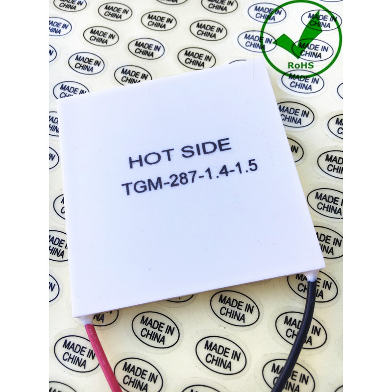 15V 1.65A 24W Thermoelectric Power TGM-287-1.4-1.5 TEG Generator High Temperature Thermoelectric Power Generator