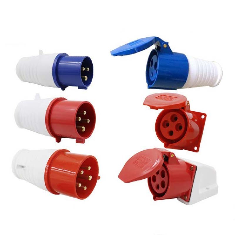 220V 10A Ip44 Waterproof Power Plug Multi-function Industrial Waterproof Plug