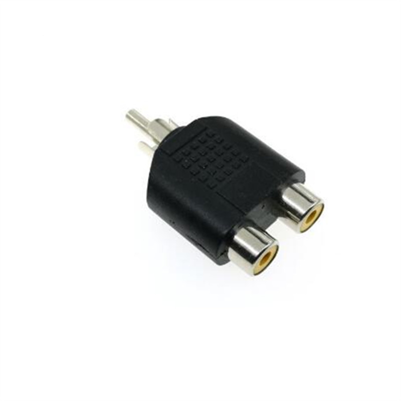 AV audio Y Adapte Adapte connector one minute two lotus revolution double lotus mother