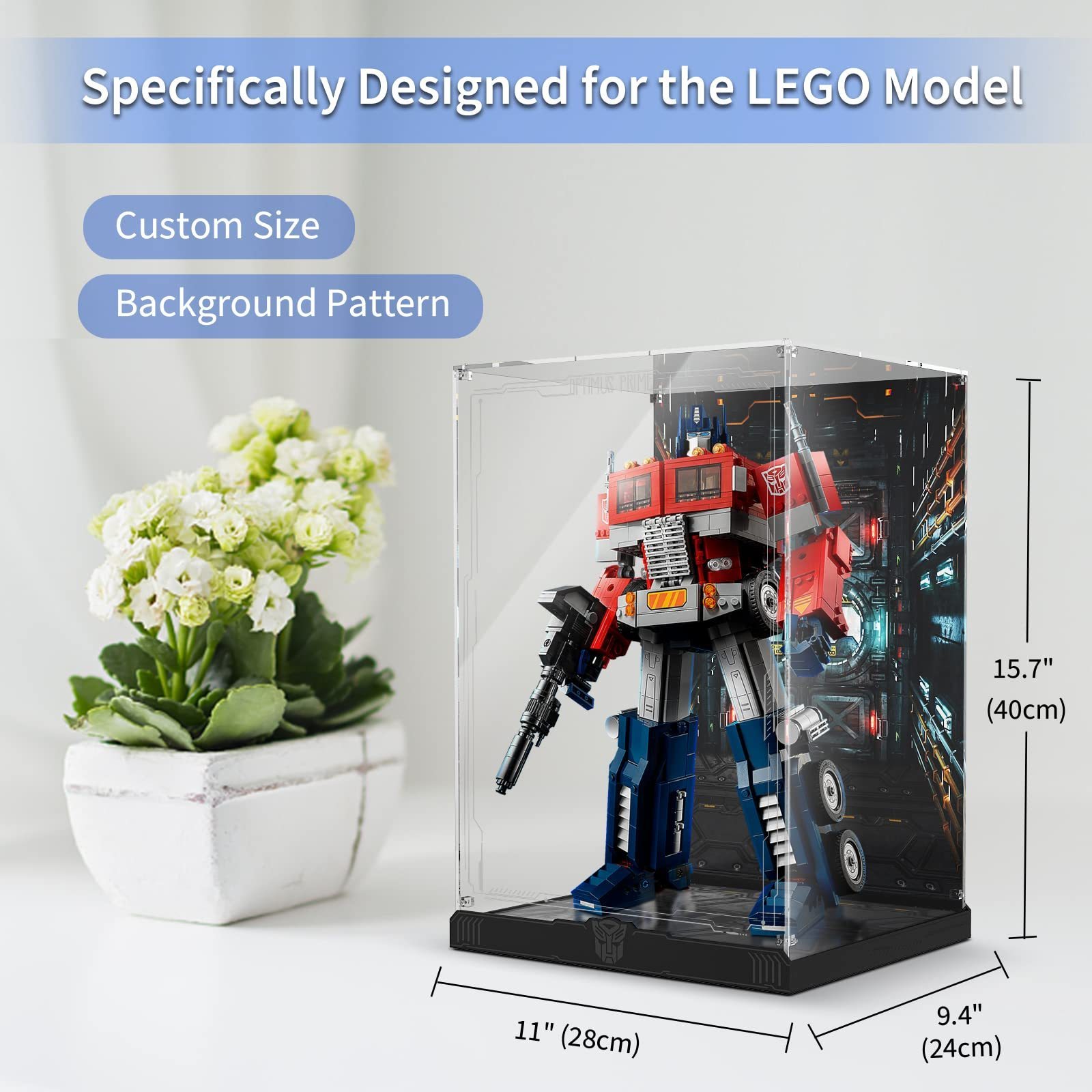 Factory Wholesale Customized Lego Storage Display Boxes Transparent Acrylic Figure Display Boxes