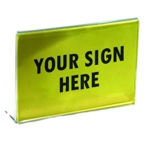 Acrylic Sign Holder Table Menu Display Stand Double Sided Picture Frames for Desk Display